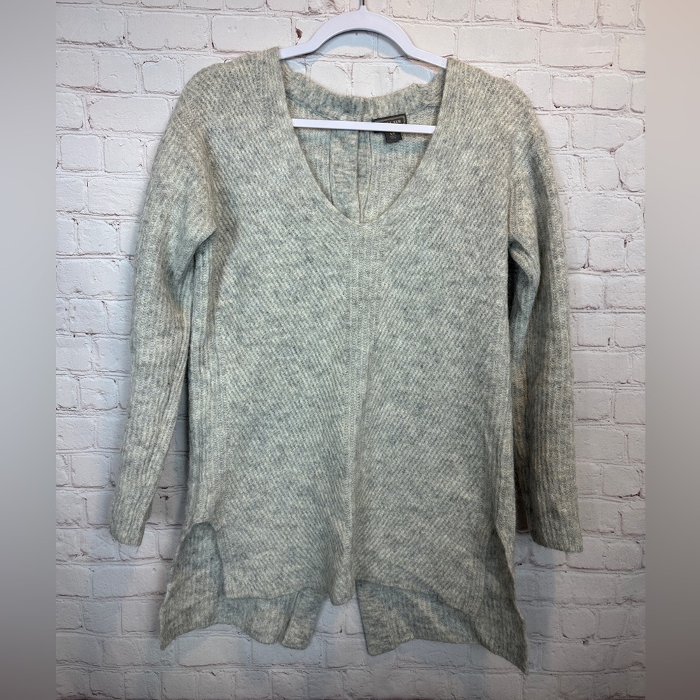Point Sur  J Crew alpaca wool blend tunic back button accent sweater, sz XS‎